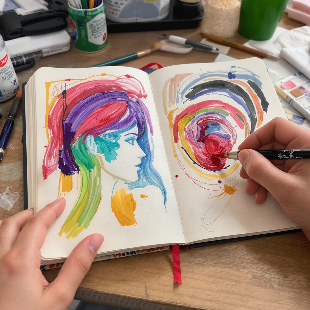 L'atelier "Journal intime créatif"